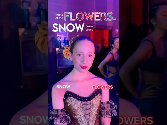Waltz of Flowers or Snow?  #nutcracker #ballet #shorts