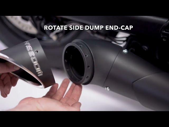 Freedom Aftermarket Motorcycle Exhaust Turn-Out End-Cap can rotate into 12 different positions?