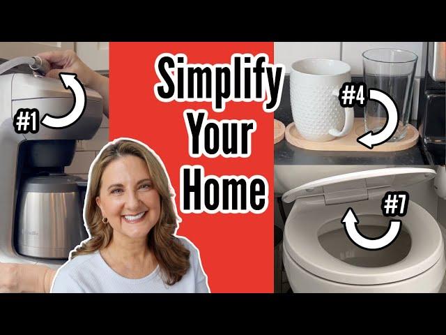 10 Easy ways to SIMPLIFY Your HOME / Becoming a Simplist