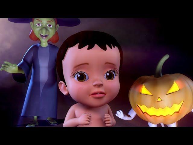 Halloween Songs for Kids | Trick or Treat Baby Songs | Infobells Hindi Rhymes