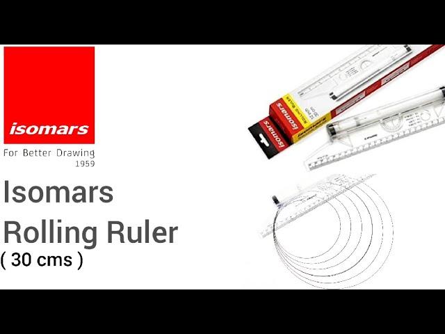 Isomars Rolling Ruler │ Roll N Draw │ Roll and Draw Ruler │ Isomars