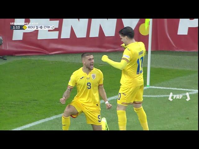 Rezumat: România - Cipru 4-1 (18 noiembrie 2024, Liga Națiunilor)