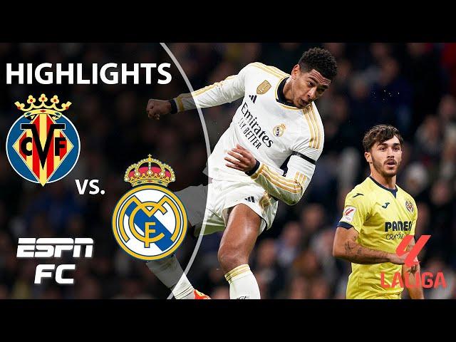  BELLINGHAM'S UNREAL!  Villarreal vs. Real Madrid | LALIGA Highlights | ESPN FC