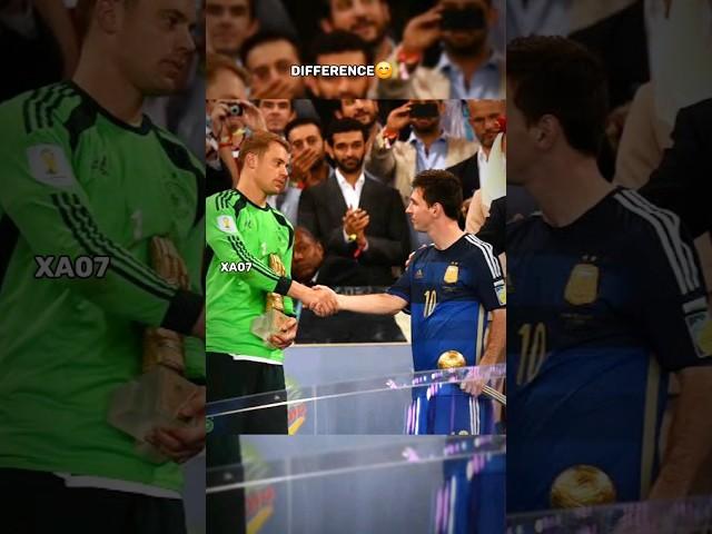 Huge Respect To Manuel Neuer ️ #shorts #messi #ronaldo #shortsvideo