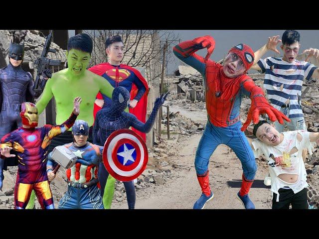 Zombie SPIDER-MAN VS Superheroes - Fun Heroes