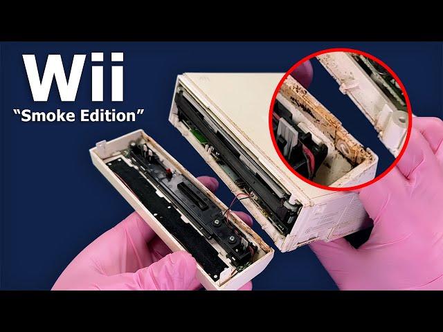 Smoke and Soda Pop - Deep Cleaning a Gross Nintendo Wii