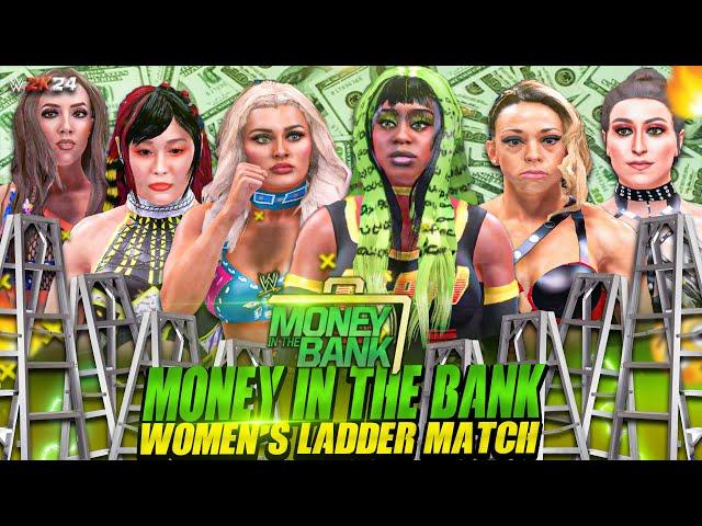 WWE 2K24 : Women's Money in the Bank Ladder Match - Money in the Bank 2024 