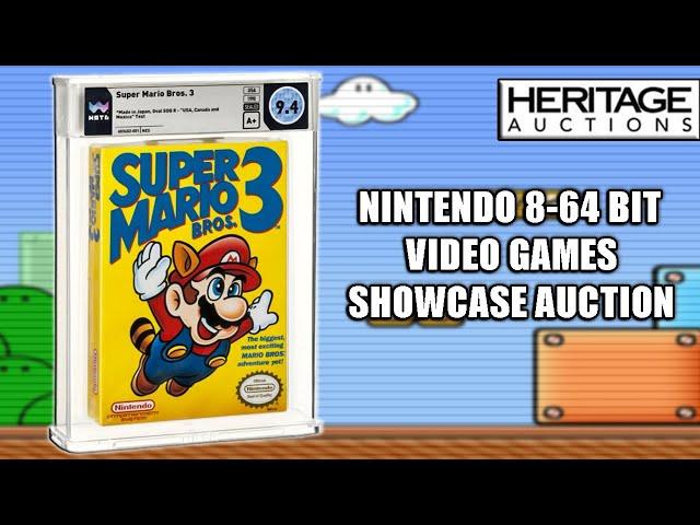 [FULL] Old Nintendo GRAILS Auctioning NOW! -  Heritage Graded Game Live Auctions