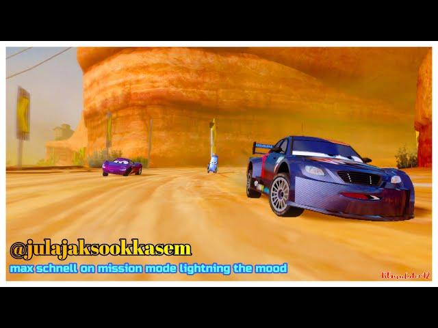 Cars 2 The Video Game | Max Schnell - Mission Mode | Lightning the Mood