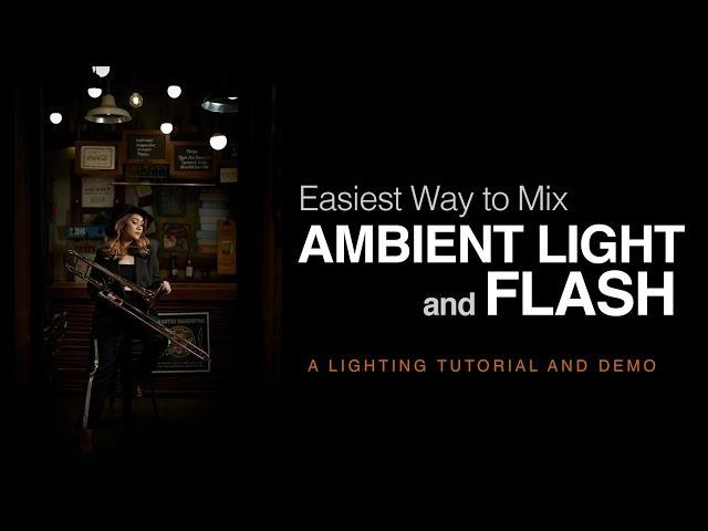 EASIEST Way to Mix AMBIENT Light and FLASH (HSS)  Lighting Tutorial and Demo using the MagMod MagBox