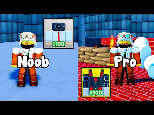 Noob To Pro In Toilet Tower Defense Roblox Get Legendary Unit!