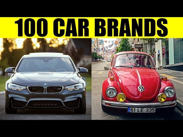 FAMOUS CAR BRANDS - 100 Best Car Brands of the World