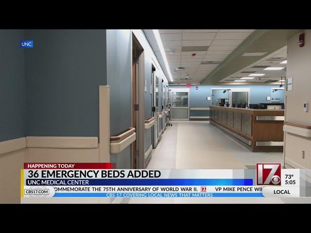 36 emergency beds added at UNC Medical Center