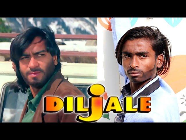 Diljale (1996) | Ajay Devgan | Amrish Puri | Diljale Movie Best Action Scene | Diljale Movie Spoof |