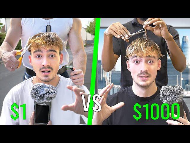 $1 Barbershop Haircut VS $1000 Barbershop Haircut [ASMR]