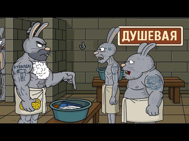 Анекдоты. Случай в тюремном душе