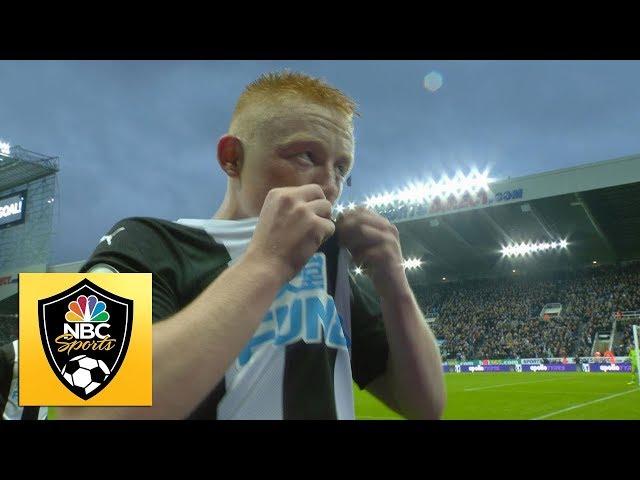 Matty Longstaff's debut goal puts Newcastle ahead vs Man United | Premier League | NBC Sports