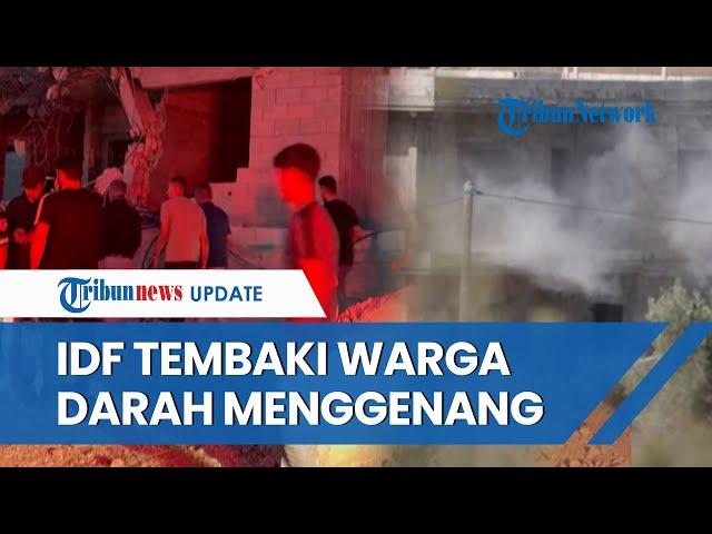 Bukti Tentara Israel Bunuh Warga Palestina di Tepi Barat, Ditembak di Dalam Gedung Darah Menggenang