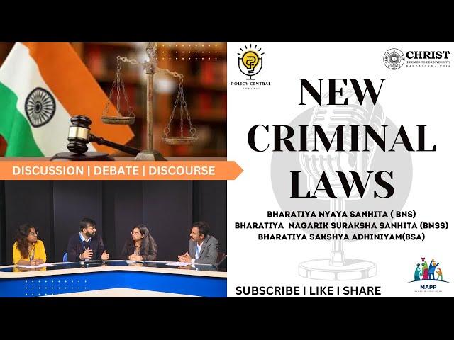 New Criminal Laws-2024  I BNS I BNSS I BSA