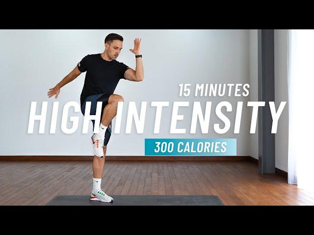 15 Min All Standing HIIT Workout for Fat Burn - No Equipment, No Repeats