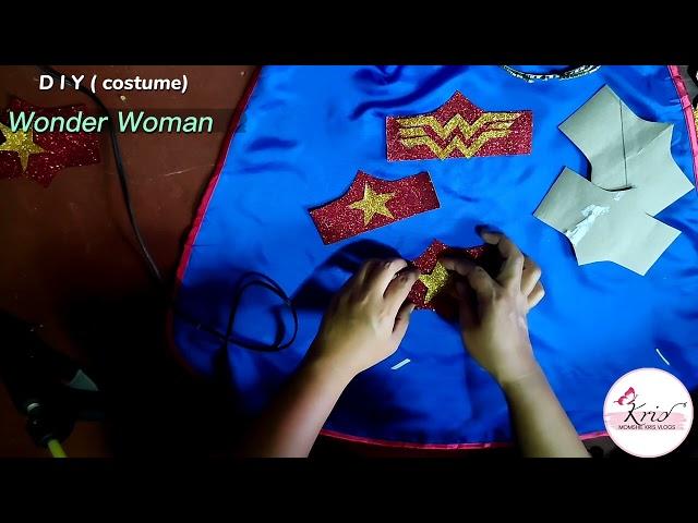 HOW TO MAKE WONDER WOMAN COSTUME || MADE OF TISSUE ROLL CARTOON || Momshie Kris Vlogs