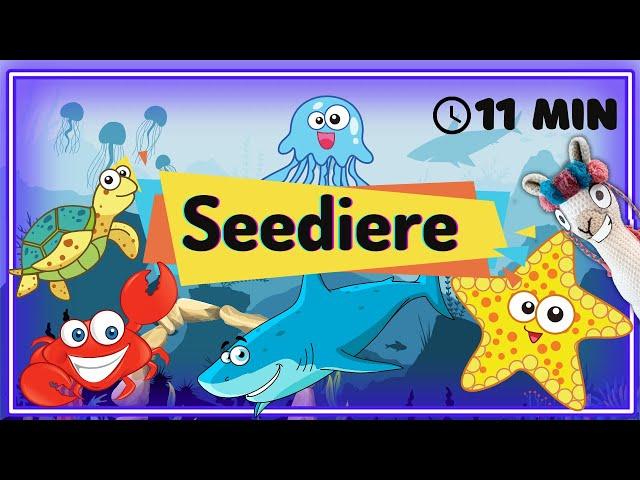 Seediere vir kleuters / Alfabet letters en klanke / Lami  #Afrikaans #Kinders