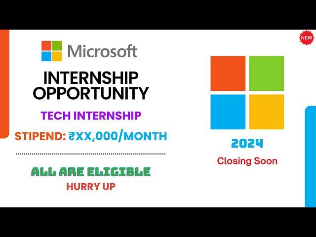 Microsoft Software Engineering Internship Overview 2024 |Tips and Requirements 2024