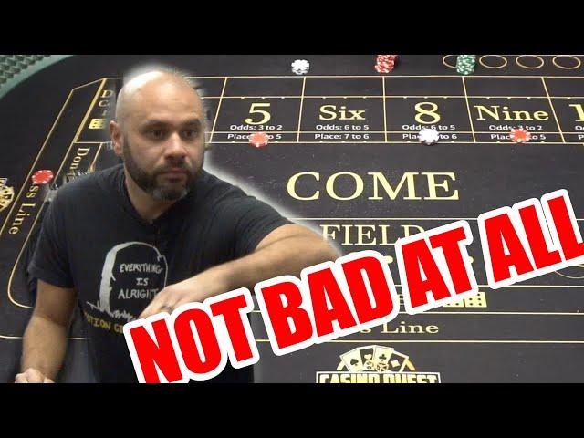 PRETTY GOOD 30 Roll Craps Challenge - WIN BIG or BUST #470