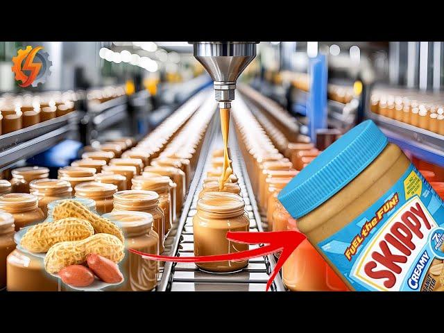 How Peanut Butter Is Made In Factory | Peanut Butter Factory