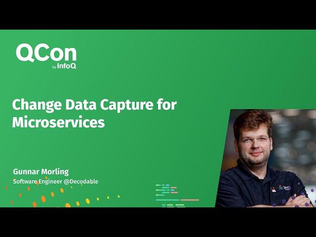 Change Data Capture for Microservices