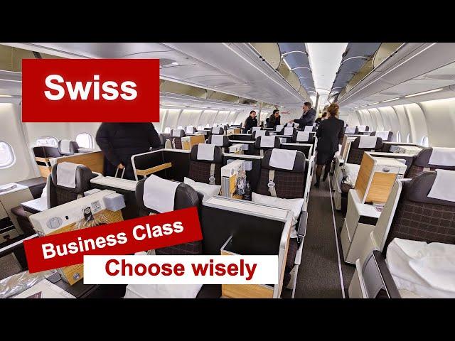 Swiss Business Class | Choose a seat wisely!