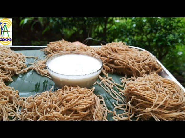 Home made Millet noodles from whole millet grain/Millet Idiyappam/Ottu shyavige