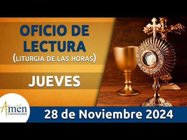 Oficio de Lectura de hoy Jueves 28 Noviembre 2024 l Padre Carlos Yepes l Católica l Dios