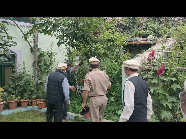 L G ladakh visited on goba ali house thang | L G ladakh | governor ladakh