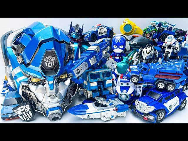 Blue Transformers Rise of Beast Wars: Megatron, Dinosaur & Optimus - Tobot Carbot Accident Animated