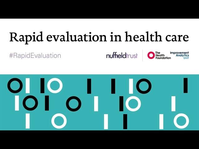 Patient and public involvement in rapid evaluation: what it means and how it can be done