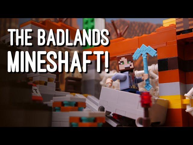 The Badlands Mineshaft! LEGO Minecraft 21263