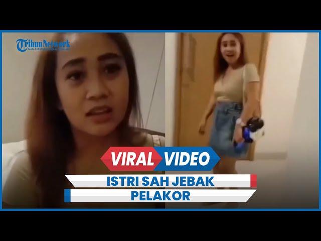 Viral Istri Sah Jebak Pelakor di Kamar Hotel Suami Hanya Diam Membisu