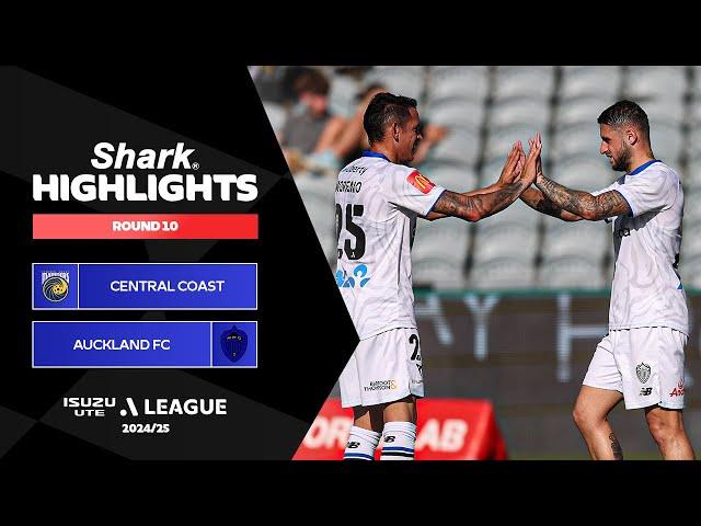 Central Coast Mariners v Auckland FC - Shark Highlights | Isuzu UTE A-League 2024-25 | Round 10