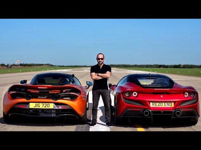 DRAG RACE!! FERRARI F8 vs MCLAREN 720S