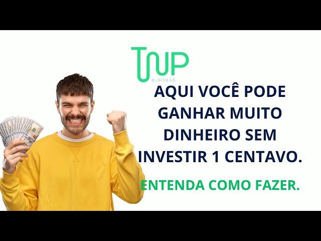 TNP, VOCÊ PODE GANHAR MUITO DINHEIRO SEM INVESTIR 1 CENTAVO. COMO ASSIM? SEM INVESTIR? ISSO MESMO!