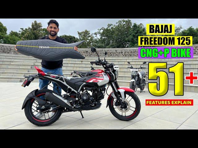 Bajaj CNG Bike | Freedom 125 NG 04 All Model 51+New Features In-depth Review