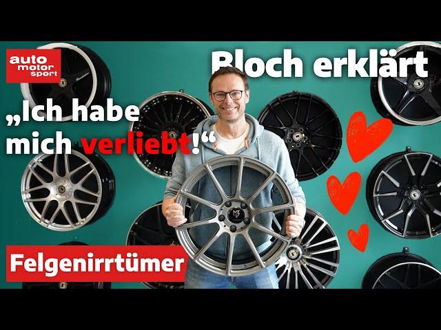 Das Geheimnis der Felgen: mehr als nur Optik! Bloch erklärt #247 | auto motor und sport