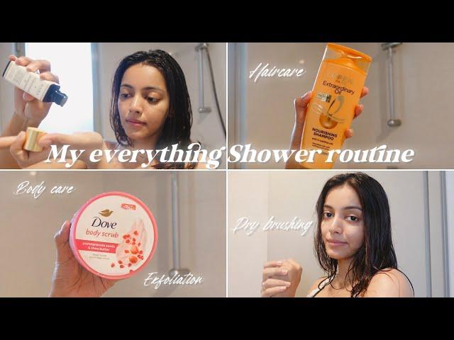 My Everything shower routine 2024 / How to get healthy glowing skin for winters on budget 