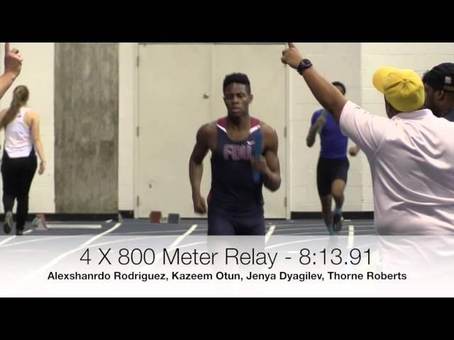 Highlights of the FDU Men's Track Team at the Knight Indoor Classic