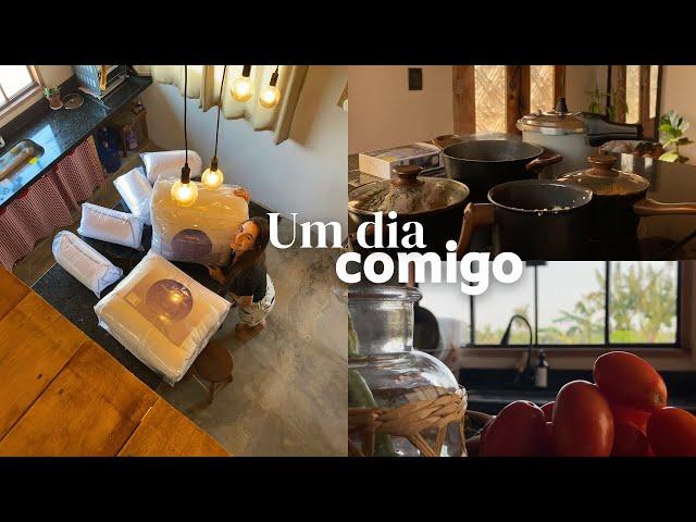 Dia de marmitas + organizando o quarto com os produtos da Emma Colchões