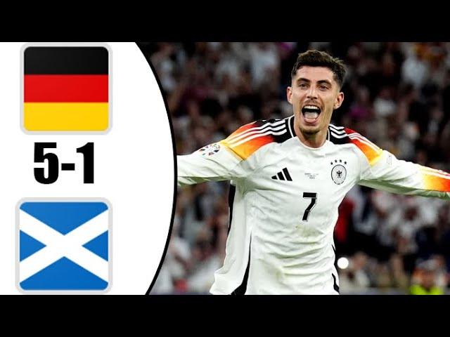 Germany vs Scotland 5 -1   All Goals & Highlights  Euro 2024