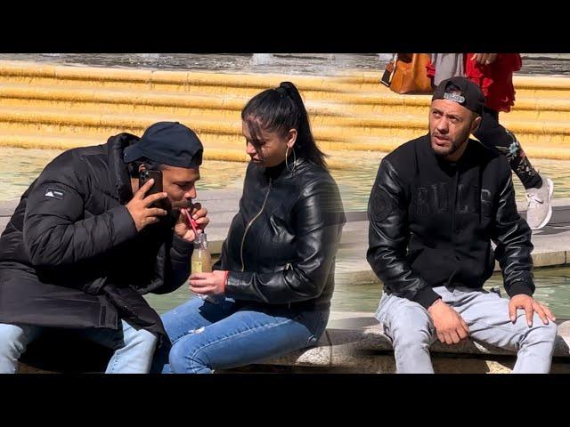 Lovely girl serve me juice but her boyfriend didn’t like it must watch | joker pranks latest 2024