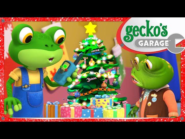 Christmas Present Mystery | Gecko's Garage Holiday Special | Truck Cartoons For Children