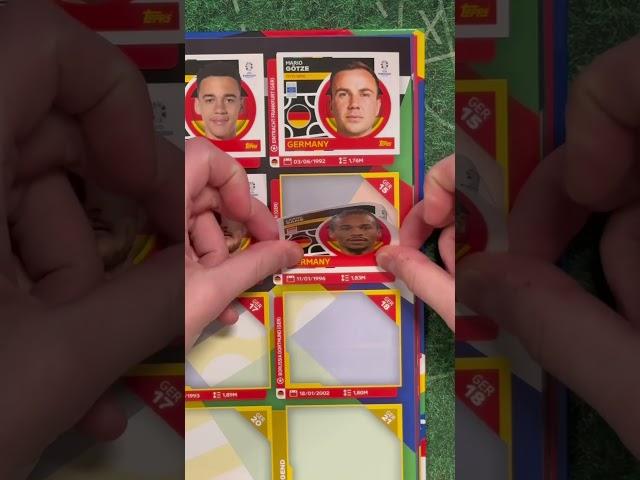 Alle Deutschland Sticker einkleben  Topps UEFA EURO 2024 Sticker  #euro2024 #sticker #topps